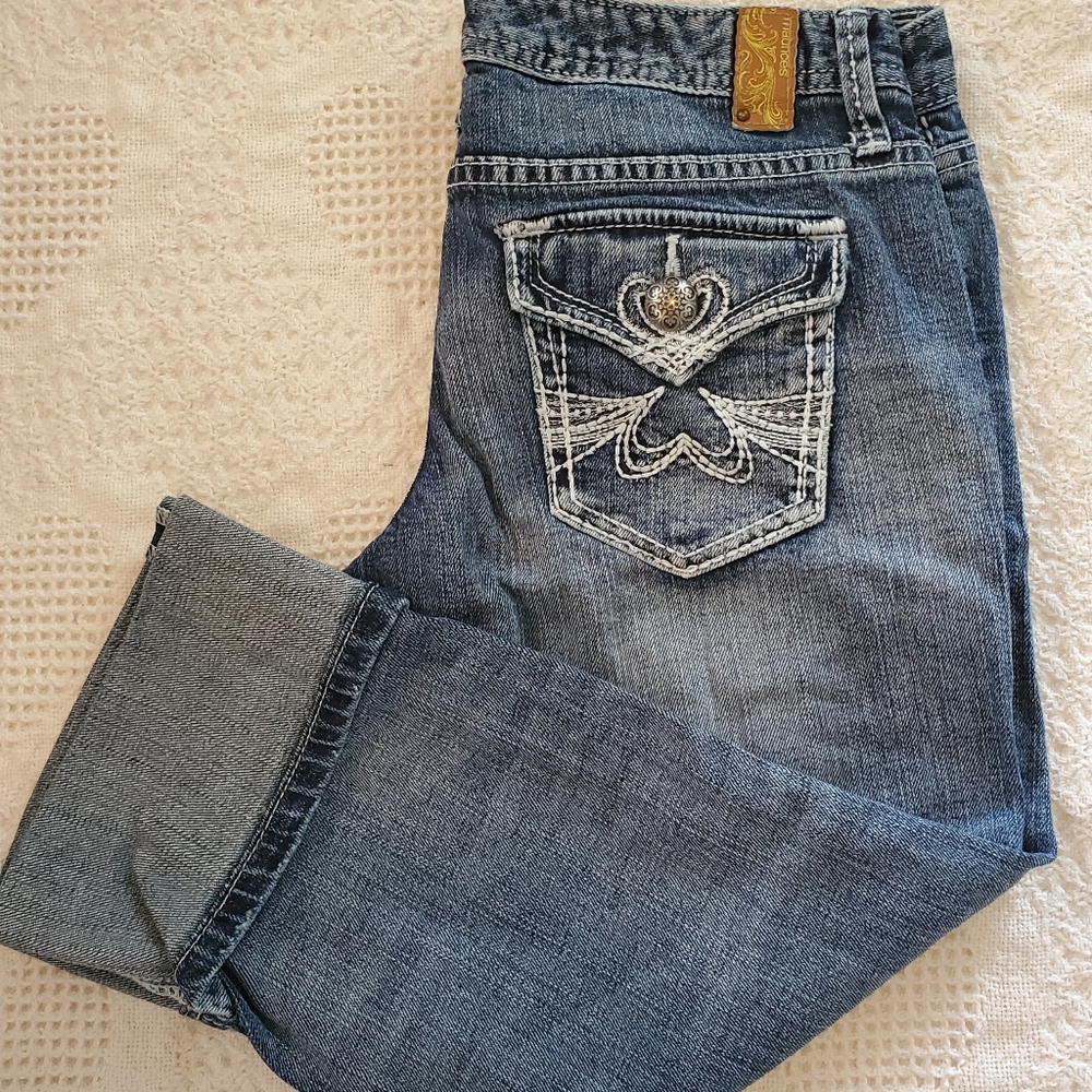 Women's Maurices size 3/4 cropped Capri jeans pants
